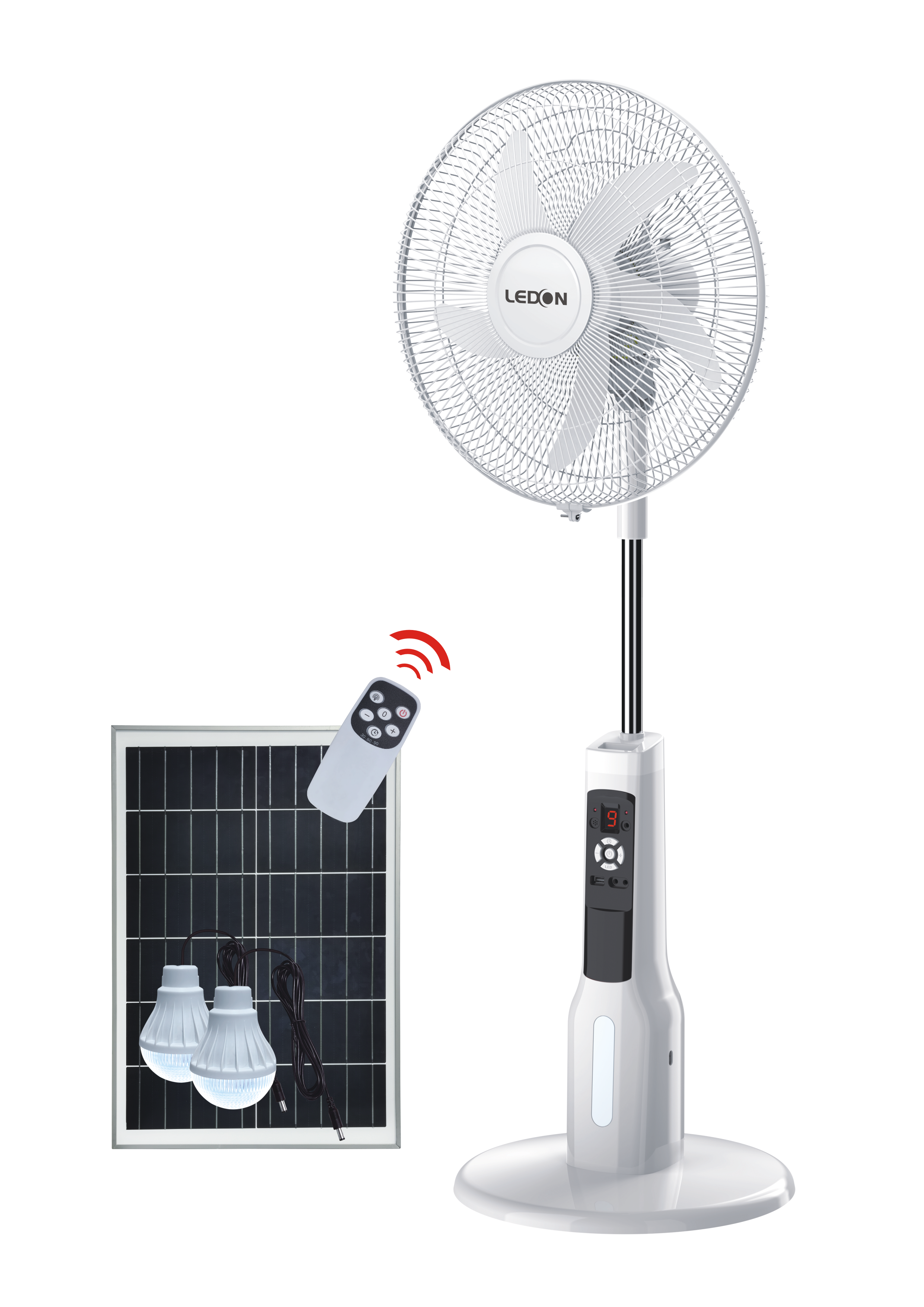LEDON solar fan