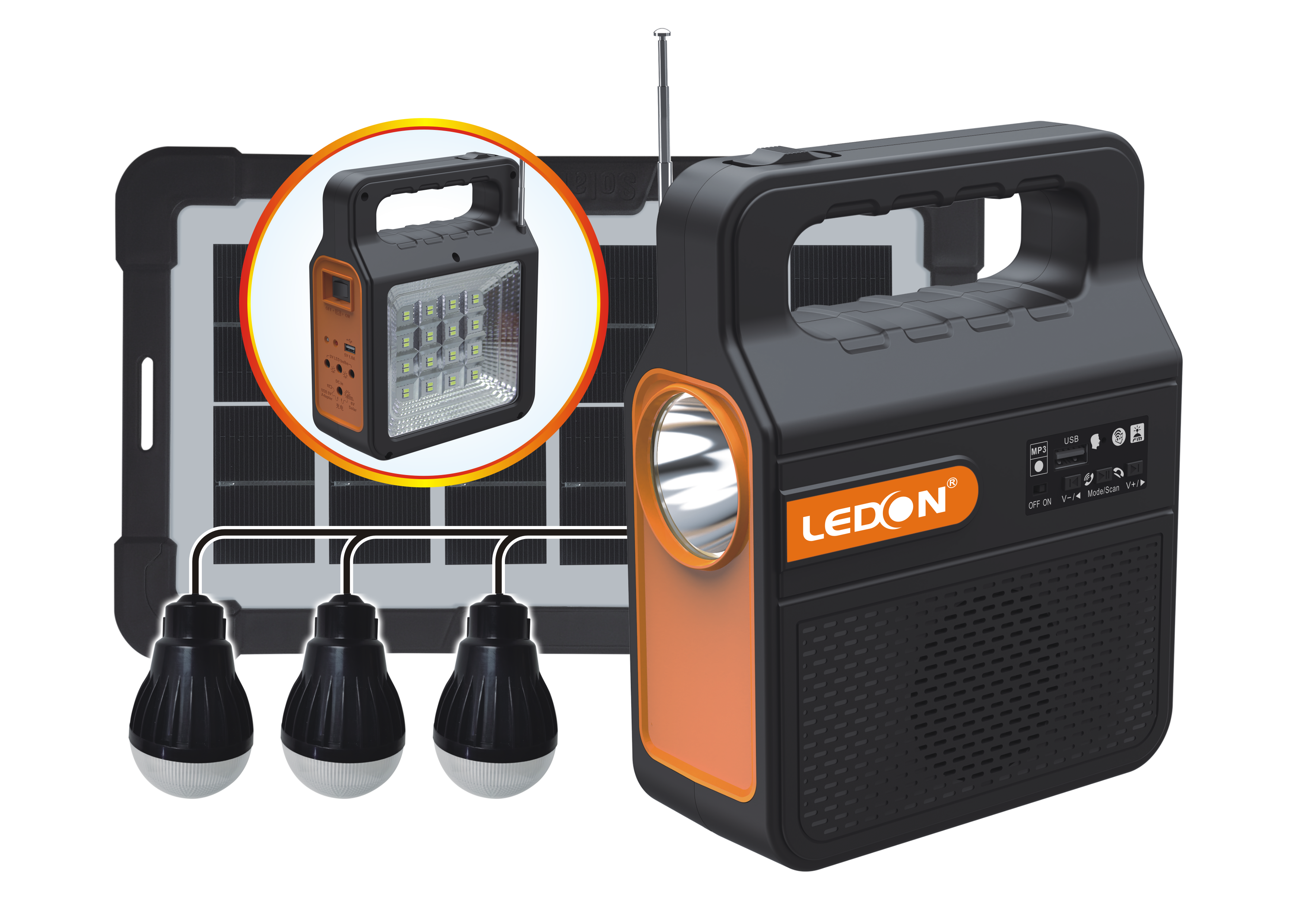 LEDON solar lighting system
